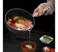 Crabop Poêle à Frire Fonte 22cm Becs Verseurs Doubles(16cm) | pour surface antiadhésive lisse, nettoyage pour facile, revêtement , idéale pour et crêpes