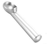 Crabop Portionneuse à Glace Look Profondeur Parfaite Portionneuse à(Silver) | Alliage pour aluminium pour robuste, finition pour sable antiadhésive, ne rouille pas, pour idéal crème glacée dure