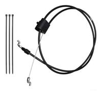 Crabop pour câble métallique galvanisé 55po avec extrémités en Z pour | Remplacement direct, compatibilité OEM, extrémités en Z, longueur totale 55po, pour tondeuses