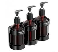 Crabop pour Pompe Douche 400ml Design Gain de Place pour Pompe Douche(3 Bottles)