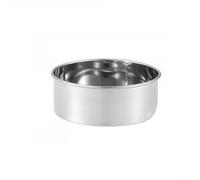Crabop rond 15cm cuisson homogène rapide rond 15cm cuisson homogène(C) | Acier inoxydable pour robuste, fond amovible, pour bord reflux anti-fuite, 18x8.5cm, nettoyage facile