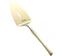 Crabop Serveur à Pâtisserie Triangulaire 304 Anti-Rouille(Golden) | Acier 304 pour premium, pour bord poli lisse, sûr pour la bouche, résistant haute température, pour facile à nettoyer