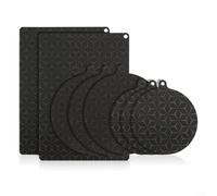 Crabop Tapis de protection en silicone antidérapant pour plaque de cuisson à induction, résistant à la chaleur, 35 x 25 cm, pour cuisinière, friteuse, four à air comprimé