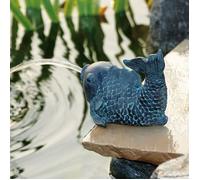 Cracheur d'étang Poisson - UBBINK - Fontaine sculpture/statut - Electrique - Bleu - Avec éclairage