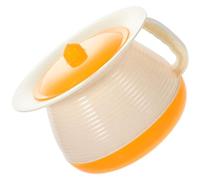 Crachoir pour Garçon Fille Portatif Couvercle, Poignée, Base | Plastique, Bords Lisses et Fond Antidérapant, Usage Maison ou Voyage, pour Vomir et Cracher Couleur Aléatoire