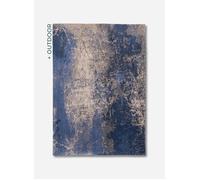 Cracks design - Tapis abstrait Mad Men - Bleu Abysse - 140 x 200 CM