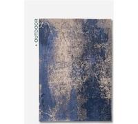 Cracks design - Tapis abstrait Mad Men - Bleu Abysse - 80 x 150 CM Bleu abysse G