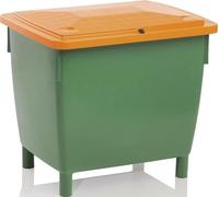 CRAEMER Bac à sable L945xl725xH930mm 400l HD-PE vert/orange sans goulotte de prélèvement - 81015550