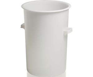 CRAEMER Bac en plastique rd.110l HD-PE blanc D515xH733mm avec poignée extérieure - 81061100