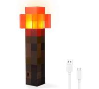Craft - Lampe murale rechargeable, 30 cm, à poser ou à fixer au mur, pour enfants, pour cadeaux, chambre et fêtes, couleur rouge