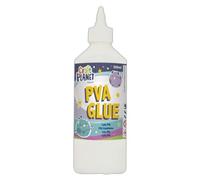 Craft Planet Colle scolaire PVA 0,5 L 193 x 142 mm, blanche.