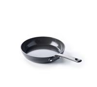 GreenPan Craft Poêle à frire antiadhésive en céramique anodisée dure de 24 cm, sans PFAS, sans induction, sans risque pour le lave-vaisselle, sans risque pour le four, noir
