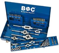 Craft professionnel Kit de tarauds perçage dans étui en métal, 44 pièces M3 - M12 avec accessoires et HSS 2,5-10,2 mm/GW 12, 1 pièce, 60001410044