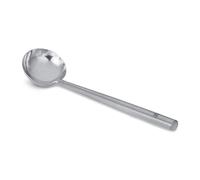 Craft Wok Louche Wok traditionnelle en acier inoxydable avec poignée en acier inoxydable - Ustensile de cuisine asiatique professionnel pour remuer - 732W93