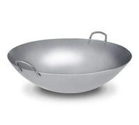 Craft Wok Wok extra large de 53,3 cm en acier carbone martelé à la main (fond rond) / 731W194X