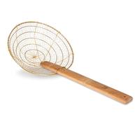 Craft Wok Zhao Li Grande passoire en maille en laiton de 27,9 cm - Ustensile de cuisine robuste et élégant pour frire et filtrer - Batterie de cuisine orientale authentique - / 732W7-27,9 cm