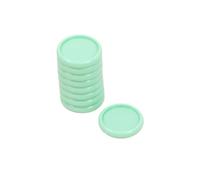 Craftelier - Anneaux Disques en Plastique S pour la Reliure des Agendas, Carnets de Notes ou Albums | Idéal pour le Scrapbooking et Crafting | Lot de 9 Pièces de 25 mm de Diamètre - Couleur Turquoise