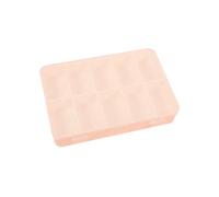 Craftelier - Boîte de rangement avec 10 compartiments pour matériaux de scrapbooking et travaux manuels | Dimensions 26,5 x 17,8 x 4,2 cm - Couleur blanche