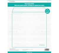 Craftelier - Enveloppes transparentes en plastique résistant | Idéal pour l'organisation de matériaux de scrapbooking et d'artisanat | Comprend 25 enveloppes de taille env. 32,5 x 33 cm