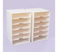 Craftelier - Étagères de rangement pour encres Distress Oxide | Capacité pour 12 encres de 7,5 x 7,5 cm | Dimensions approximatives : 3,3 x 8 x 7,8 cm