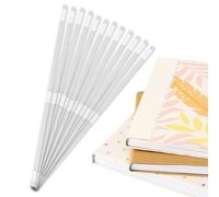 Craftelier - Lot de 12 bandes de colle pour reliure thermique | Thermofusible pour relieuse thermique | Matériau de reliure professionnel pour livres et documents | 28,9 x 0,7 cm