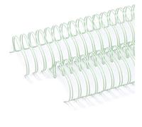 Craftelier - Lot de 2 Classeurs à Double Anneaux pour Albums, Carnets, Agendas ou Calendriers | Idéal pour le Scrapbooking et les Projets Artisanaux | Ø 3,81 cm (1.5") - Couleur Vert Menthe