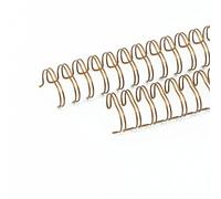 Craftelier - Lot de 2 Classeurs à Double Anneaux pour Albums, Carnets, Agendas ou Calendriers | Idéal pour le Scrapbooking et les Projets Artisanaux | Ø 1,90 cm (0.75") - Couleur Bronze