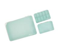 Craftelier - Lot de 3 boîtes de rangement et d'organisation pour matériaux de scrapbooking et travaux manuels | 2 tailles : grande boîte 26,5 x 17,8 x 4,2 cm et petite 14,6 x 9,1 x 3,2 cm - Couleur
