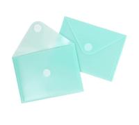Craftelier Lot de 5 enveloppes de tri en plastique pour organiser des matrices et des matériaux pour scrapbooking et travaux manuels Turquoise transparent 17,5 x 13 cm
