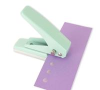 Craftelier - Perforatrice à un Trou avec Collecteur de Déchets, Capacité de 20 Feuilles, Perforatrice Métallique pour Cartes, Carton et Projets Créatifs, Bureau, Maison ou École