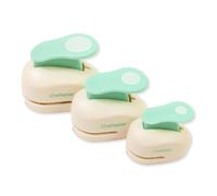 Craftelier - Perforatrices Cercle Lot de 3, Diamètres 3/8”, 5/8”, 1”