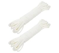 CRAFTHROU 2 Pièces Corde D'arrosage Automatique pour Plantes en Pot, 786x0 | Mèche Polyester-coton Blanche, Action Capillaire, pour Terre et Jardinières, Pépinière ou Panier Suspendu