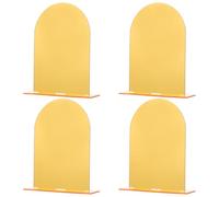 CRAFTHROU 4pièces Porte-signes Acryliques avec Support pour Numéro de Table Marque Place Transparent Réutilisable pour Mariage Restaurant et Banquet