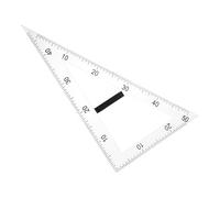 CRAFTHROU 60degré Règle Magnétique Transparente pour Enseignement Mathématique Outil de Dessin Polyvalent pour Tableau Magnétique Accessoire Scolaire Précis