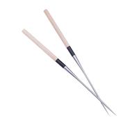 CRAFTHROU Baguettes à Sashimi Pratique et Solide en Acier Inoxydable Argenté , Légères et Faciles à Nettoyer 1 Paire pour Restaurant Japonerie Cuisine à Domicile