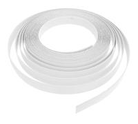 CRAFTHROU Bande de Chant Auto-adhésive en Pvc Blanc, Facile à Appliquer et Coupable, Réparation de Meubles en Bois et Métal la Maison