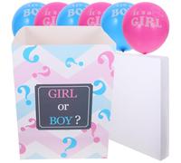 CRAFTHROU Boîte à Ballons pour Annonce Papier, Décoration pour Shower, 1 Set pour Fête et Anniversaire
