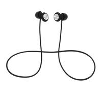 CRAFTHROU Bouchons D'oreilles Anti-bruit en Silicone avec Motif Cd, Confort Maximal et Moulables pour Sommeil et Voyage, Couleur Noire, avec Cordon et Étui Portable