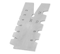 CRAFTHROU Gabarit de Filetage en Acier Inoxydable à Angle de 30°, Échelle Claire, Gabarit D'angle de Coupe Solide pour Tours Métalliques Professionnels