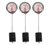 CRAFTHROU Jauge à Essence pour Moteur à Essence, Lot de 3 Pièces de Rechange, Jauge de Niveau de Réservoir de Générateur Résistante la Chaleur avec Tige en Fer Longue, Compatible Groupes