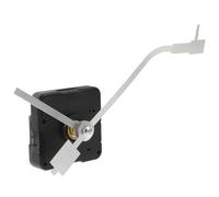 CRAFTHROU Kit de Réparation D'horloge Murale et Aiguilles de Disque Vinyle en Plastique Argenté avec Mécanisme Silencieux pour Décoration et Réparation DIY
