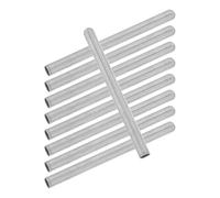 CRAFTHROU Lot de 10 Manchons en Acier Inoxydable Argenté pour Sonde de Température, Boîtier Compact Résistant à Haute Température, Protection pour Capteurs Extérieurs