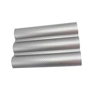 CRAFTHROU Moule Professionnel pour Baguette Française Plaque de Cuisson Perforée en Acier Inoxydable, 4 Emplacements pour Cuisson Uniforme à Domicile