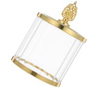 CRAFTHROU Pot de Rangement en Cristal pour Bijoux et Cure-Dents avec Couvercle Hermétique Boîte Multifonction Élégante Décoration Maison Bureau