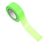 CRAFTHROU Ruban de Délimitation en Polyester Non Adhésif Fluorescent Vert Clair 2,5 Cm X 30 M pour Marquage Sol et Zones Dangereuses en Milieu Professionnel
