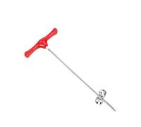 CRAFTHROU Spiraliseur Légume en Acier Inoxydable et Plastique Rouge, Couteau Spirale Facile à Utiliser et Léger pour Créer des Plats Créatifs Radis et Concombres