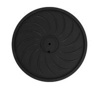 CRAFTHROU Support à Pot à roulettes Rond en Plastique Solide Bac d'Égouttage Intégré et Tiroir d'eau, Diamètre Intérieur 30 CM, Plateau Roulant Adapté aux Jardinières d'Intérieur et