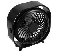 CRAFTHROU Ventilateur Portatif USB Compact et Silencieux pour Bureau et Fête Estivale, Petit Ventilateur de Bureau Rechargeable en Plastique et Métal, pour Chambre et Domicile