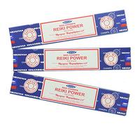 Crafty Jungle Satya Nag Champa Reiki Power Lot de 3 boîtes de bâtons d'encens