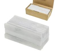 Craie de Briançon, 27 Pièces Craies en Stéatite pour Tracer sur Fer Métallier Bois Pierre et Béton, Craie Blanche Outil de Marquage, Craies Industrielle pour les Ingénieurs 105x9x4 mm